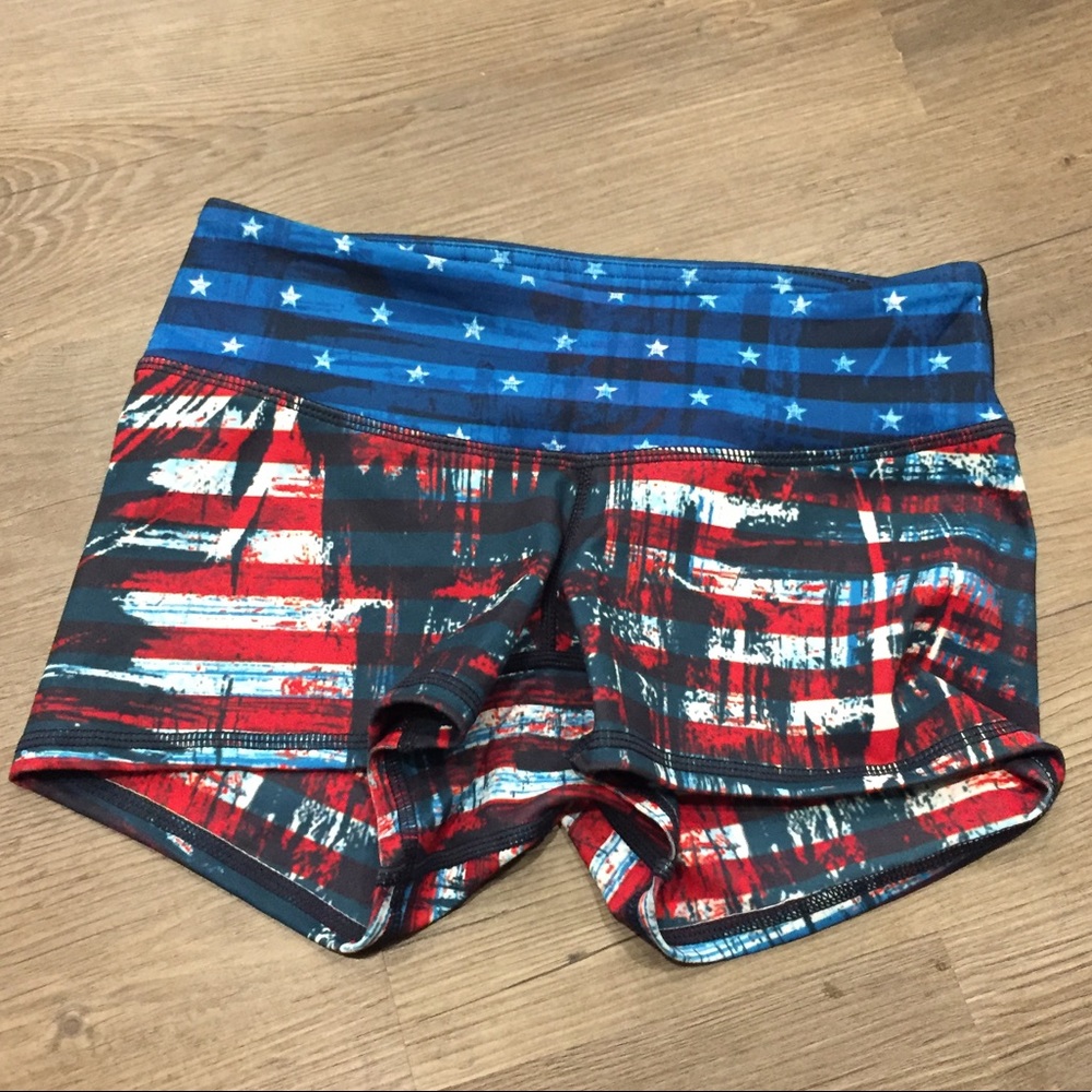 American Flag Athletic Shorts